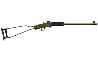 CHIAPPA FIREARMS 500266 LITTLE BADGER  22 LR 1RD, 16.50" OD GREEN METAL FINISH & UNDERFOLDING STOCK, ADJUSTABLE SIGHTS, RIGHT HAND
