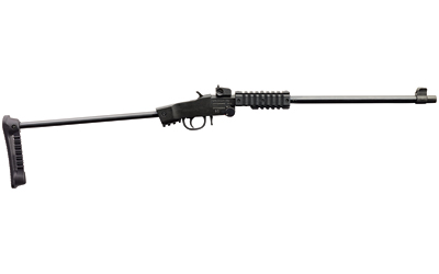 CHIAPPA FIREARMS 500265 LITTLE BADGER XTREME FULL SIZE 22 LR 1 SHOT, 16.50" BLACK STEEL THREADED BARREL, BLACK QUAD PICATINNY RECEIVER, BLACK FOLDING STEEL ROD STOCK, RIGHT HAND