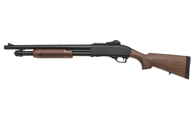 TOKAREV USA 21000408 TX3  12 GAUGE 18.50" 3" 5+1, BLACK METAL FINISH, TURKISH WALNUT STOCK, FIBER OPTIC & GHOST RING SIGHT (ACCEPTS MOSSBERG 590 FURNITURE)