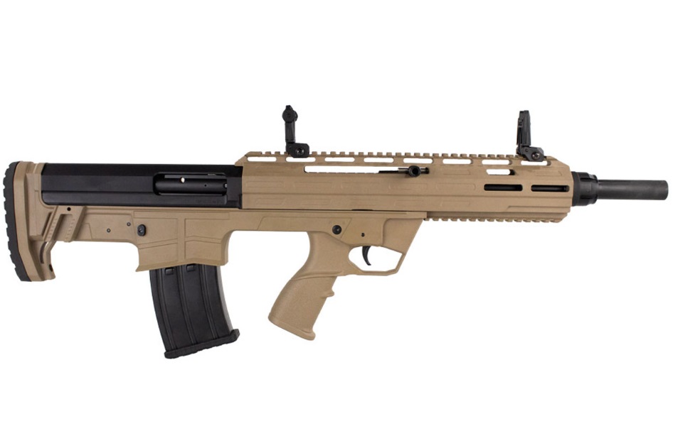 TOKAREV USA 21000128 TBP  12 GAUGE 3" 5+1 18.50", FDE, CHEEK RISER COMPATIBLE BULL-PUP STOCK, FLIP-UP SIGHTS, 3 CHOKES