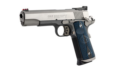 COLT MFG O5970XETT GOLD CUP TROPHY 45 ACP 8+1 5" STAINLESS NATIONAL MATCH BARREL, STAINLESS STEEL SERRATED SLIDE & FRAME W/BEAVERTAIL, AMBIDEXTROUS