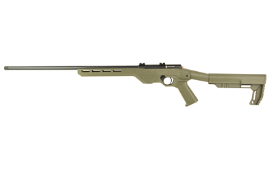 CITADEL CIT22WMBLT TRAKR  22 WMR 5+1 21" BLUED STEEL THREADED BARREL & RECEIVER, LIGHTWEIGHT BLACK SYNTHETIC STOCK