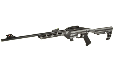 CITADEL CIT22LRBUSG TRAKR  22 LR 10+1 18" BLUED STEEL THREADED BARREL & RECEIVER, GRAY FLAG SYNTHETIC STOCK