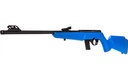 ROSSI  RB22  COMPACT 22 LR 10+1, 16" MATTE BLACK BUTTON RIFLED FREE FLOATING STEEL BARREL, MATTE BLACK STAINLESS STEEL RECEIVER, BLUE MONTE CARLO STOCK, RIGHT HAND