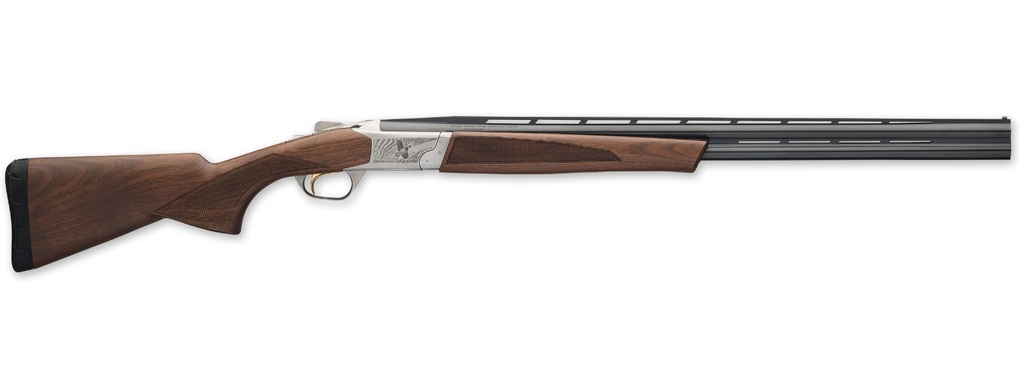 BROWNING 018701606 CYNERGY MICRO MIDAS 12 GAUGE 3" 2RD 24" SATIN BLUED BARREL, GAME SCENE ENGRAVED SILVER NITRIDE REC, GRADE I/II SATIN WALNUT STOCK