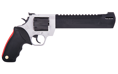 TAURUS 2500105RH RAGING HUNTER  LARGE FRAME 500 S&W MAG 5RD 10" MATTE BLACK PORTED/TARGET CROWN BARREL, MATTE BLACK CYLINDER, MATTE STAINLESS STEEL FRAME, BLACK RUBBER GRIP