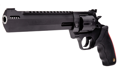 TAURUS 2500081RH RAGING HUNTER  LARGE FRAME 500 S&W MAG 5RD 8.38" BLACK PORTED/TARGET CROWN BARREL, MATTE BLACK OXIDE CYLINDER, BLACK STEEL FRAME BLACK RUBBER GRIP