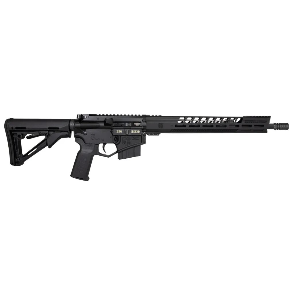 DIAMONDBACK DB1731T001 DB15  350 LEGEND 5+1/10+1 16" NITRIDE TREATED THREADED BARREL W/COMPENSATOR, A3 FLATTOP UPPER/DB-15 BLACK GOLD LOWER, 15" M-LOK HANDGUARD, MAGPUL CTR STOCK, MOE K2 GRIP
