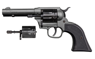 DIAMONDBACK DB0500A051 SIDEKICK  22 LR/22 MAG 9 SHOT, 4.50" DARK GRAY CERAKOTE STEEL BARREL & CYLINDER, DARK GRAY CERAKOTE ZINC ALLOY FRAME, BLACK POLYMER GRIP, HAMMER SAFETY, EXPOSED HAMMER