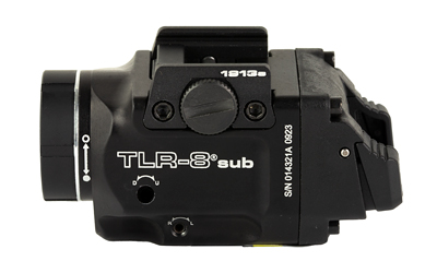 STREAMLIGHT 69418 TLR-8 SUB GUN LIGHT WITH RED LASER  BLACK ANODIZED 500 LUMENS WHITE LED 1913 SHORT RAILED PISTOL