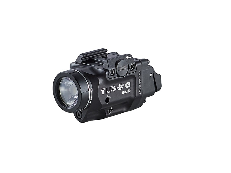 STREAMLIGHT 69431 TRL-8 G SUB GUN LIGHT WITH GREEN LASER  BLACK ANODIZED 500 LUMENS WHITE LED GLOCK 43X MOS/48 MOS/43X/48 WITH RAIL