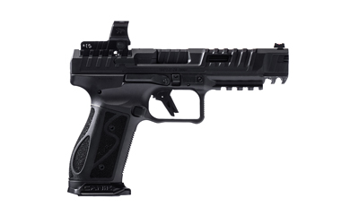 CANIK HG7607N SFX RIVAL-S FULL SIZE FRAME 9MM LUGER 18+1, 5" BLACK STEEL BARREL, DARK SIDE OPTIC READY/SERRATED W/PORTS STEEL SLIDE, STEEL FRAME W/PICATINNY RAIL, MECANIK MO2 RED DOT, AMBIDEXTROUS