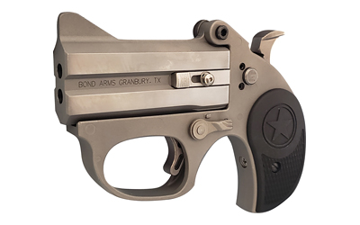BOND ARMS BASRS STINGER  22 LR 2 SHOT 3" ROUGH MATTE STAINLESS STEEL BARREL & FRAME, BLACK NYLON GRIPS