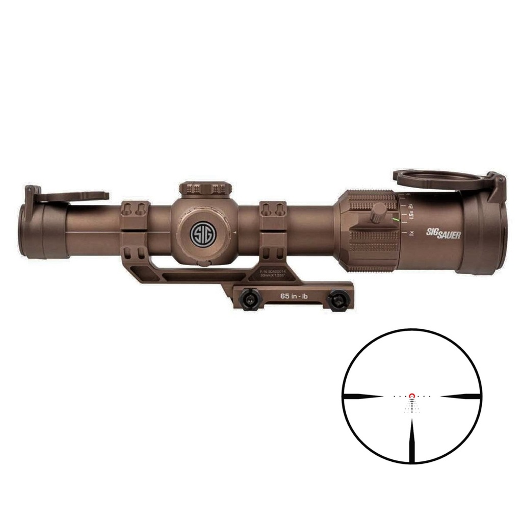 SIG SAUER ELECTRO-OPTICS SOTM11200 TANGO-MSR  COYOTE 1-10X 28MM 34MM TUBE SECOND FOCAL PLANE