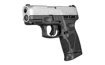 TAURUS 1G3C9392X12 G3C  COMPACT FRAME 9MM LUGER 12+1 3.26" MATTE STAINLESS STEEL BARREL, MATTE SERRATED STAINLESS STEEL SLIDE, BLACK POLYMER FRAME W/PICATINNY RAIL, BLACK POLYMER GRIP, RIGHT HAND