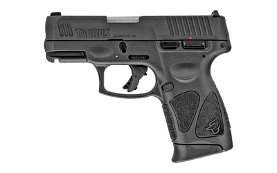 TAURUS 1G3C9312X12 G3C  COMPACT FRAME 9MM LUGER 12+1 3.26" MATTE STAINLESS STEEL BARREL, MATTE BLACK TENIFER SERRATED STEEL SLIDE, BLACK POLYMER FRAME W/PICATINNY RAIL, BLACK POLYMER GRIP, RIGHT HAND
