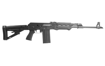 ZASTAVA ARMS USA ZR77308BP ZPAP M77 308 WIN/7.62X51MM 20+1 19.70" BLACK THREADED BARREL, 1.5MM BULGED TRUNNION RECEIVER, POLYMER HANDGUARD, ADJ. PROMAG SYNTHETIC STOCK, TANGODOWN BATTLEGRIP GRIP