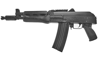 ZASTAVA ARMS USA ZP85556 ZPAP 85 5.56X45MM NATO 30+1 10" BLACK, POLYMER GRIP, DARK WOOD HANDGAURD,