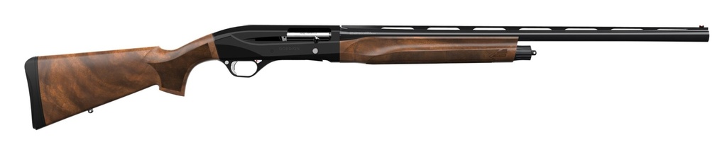 RETAY USA GORPLBLK26 GORDION UPLAND INERTIA PLUS 12 GAUGE WITH 26" DEEP BORE DRILLED BARREL, 3" CHAMBER, 4+1 CAPACITY, POLISHED JET BLACK METAL FINISH & TURKISH WALNUT STOCK RIGHT HAND (FULL SIZE)