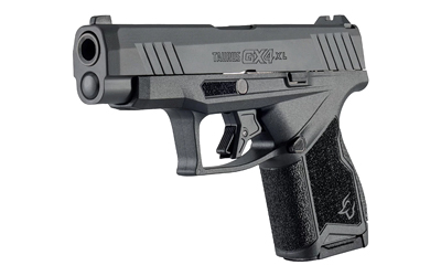 TAURUS 1GX4XL94110 GX4XL  MICRO-COMPACT FRAME 9MM LUGER 10+1 3.70" BLACK DLC STEEL BARREL, BLACK GAS NITRIDE SERRATED ALLOY STEEL SLIDE, BLACK POLYMER FRAME & GRIP, RIGHT HAND