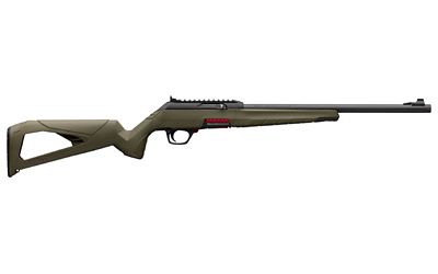 WINCHESTER REPEATING ARMS 521140102 WILDCAT  22 LR 10+1 18", MATTE BLACK BARREL/REC, SKELETONIZED OD GREEN STOCK, GHOST RING SIGHT, SUPPRESSOR READY