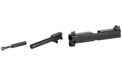 SPRINGFIELD ARMORY XD4902 XD OSP  9MM LUGER 4" BARREL, BLACK STEEL SLIDE FOR SPRINGFIELD XD WITH OPTICS CUT, SUPPRESSOR HEIGHT NIGHT SIGHTS, INCLUDES COVER PLATES