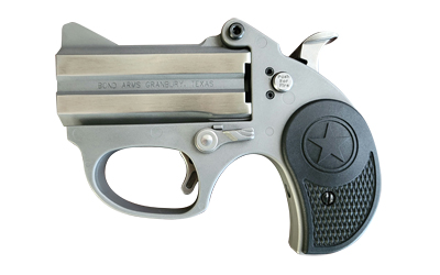 BOND ARMS BASRS STINGER  380 ACP 2RD 2.5" MATTE STAINLESS BARREL, ANODIZED FRAME, BLADE FRONT/FIXED REAR SIGHTS, BLACK RUBBER GRIP, MANUAL SAFETY