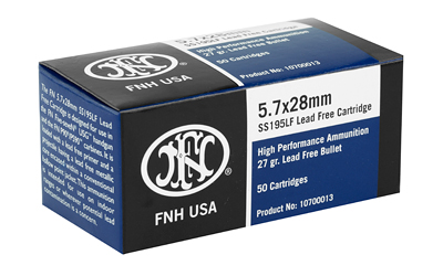 FN 10700013 HIGH PERFORMANCE  5.7X28MM 27GR LEAD FREE HOLLOW POINT 50 PER BOX/40 CASE