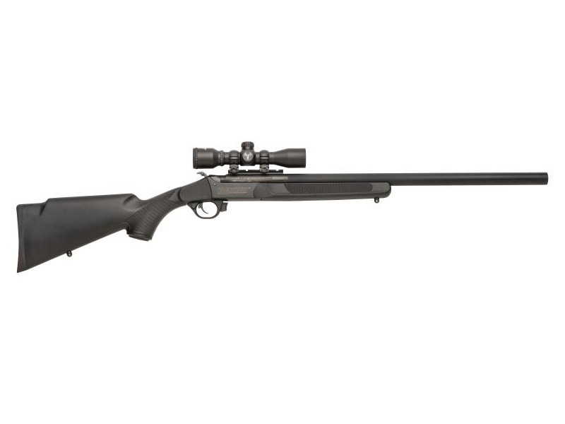 TRADITIONS CRX6220060 CRACKSHOT XBR PACKAGE 22 CAL 1RD 16.50" 20" BLUED STEEL BARREL & RECEIVER, BLACK SYNTHETIC STOCK, 4X32 SCOPE, THREE FIREBOLT ARROWS