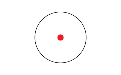 EOTECH EFLX6RWBLK EFLX MINI REFLEX SIGHT  MATTE BLACK 1 X 6 MOA RED DOT