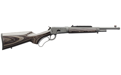 CHIAPPA FIREARMS 920410 WILDLANDS 1892 FULL SIZE 44 MAG 5+1 16.50" MYSTIKOTE DARK GRAY STEEL THREADED BARREL, MYSTIKOTE DARK GRAY PICATINNY RAIL STEEL RECEIVER, FIXED BLACK LAMINATE STOCK, RIGHT HAND