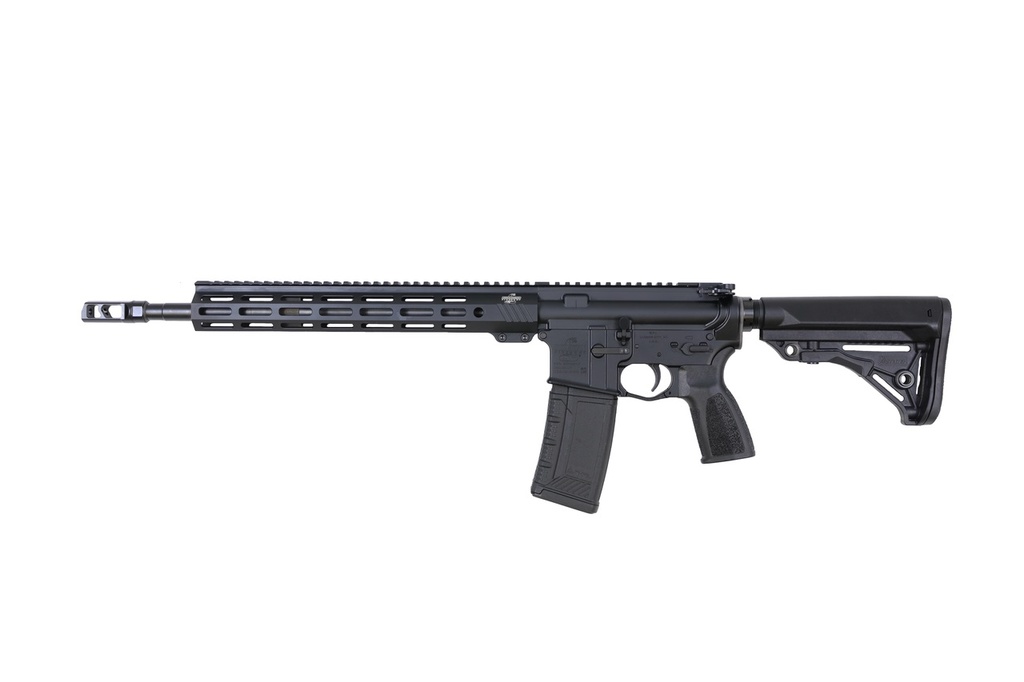 BUSHMASTER 0010006BLK BRAVO ZULU  5.56 NATO 30+1 16" BLACK THREADED BARREL, BLACK ALUMINUM RECEIVER W/PICATINNY RAIL, M-LOK HANDGUARD, MAGPUL MOE SL BLACK POLYMER STOCK, BLACK MAGPUL GRIP, RIGHT HAND