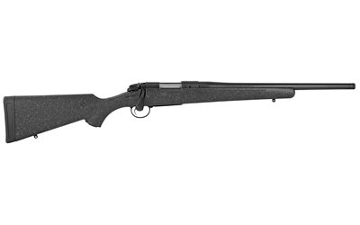 BERGARA RIFLES B14S511C B-14 RIDGE SP 308 WIN 4+1 18" GRAPHITE BLACK CERAKOTE BARREL, GRAPHITE BLACK CERAKOTE STEEL RECEIVER, GRAY SPECKLED BLACK FIXED AMERICAN STYLE STOCK