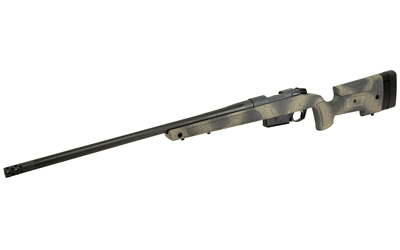 BERGARA RIFLES B14SM359CF B-14 HMR CARBON WILDERNESS 6.5 PRC 3+1 24" CARBON FIBER WRAPPED BARREL, WOODLAND CAMO MOLDED WITH MINI-CHASSIS STOCK, RIGHT HAND