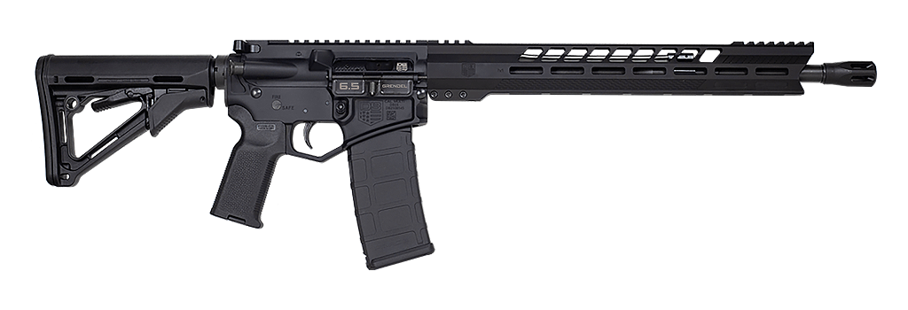 DIAMONDBACK DB1732N001 DB15  6.5 GRENDEL 18" 5+1,28+1 BLACK ADJUSTABLE MAGPUL CTR STOCK BLACK MAGPUL MOE K2 GRIP WITH BLACK GOLD LOWER 15" M-LOK
