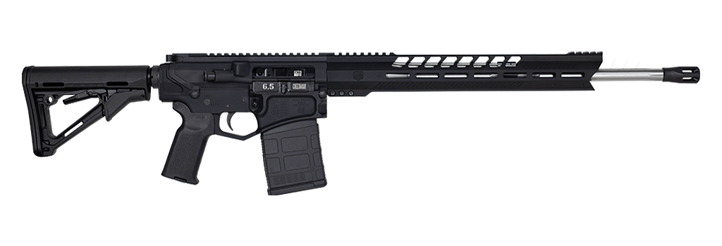 DIAMONDBACK DB1033M001 DB10  6.5 CREEDMOOR 20" 5+1 BLACK RECEIVER & STOCK/416-R FLUTED SS MEDIUM BARREL/BLACK GOLD LOWER/ADJ MAGPUL CTR STOCK/MAGPUL K2 GRIP