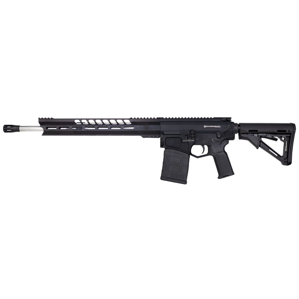 DIAMONDBACK DB1032C001 DB10  308 WIN 18" 20+1 BLACK ADJUSTABLE MAGPUL CTR STOCK BLACK MAGPUL MOE K2 GRIP WITH BLACK GOLD LOWER 15" M-LOK