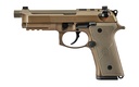 BERETTA USA JS92M9A4GM M9A4  9MM LUGER 5.10" THREADED BARREL 18+1, FLAT DARK EARTH CERAKOTE POLYMER FRAME, SERRATED STEEL OPTIC CUT SLIDE, POLYMER GRIP & DECOCKER SAFETY