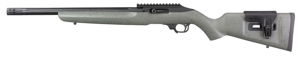 RUGER 31110 10/22 COMPETITION  22 LR 10+1 16.12" BLACK ANODIZED BARREL, BLACK HARD COAT ANODIZED ALUMINUM RECEIVER, BLACK/GRAY SPECKLED LAMINATE STOCK, LEFT HAND, OPTICS READY