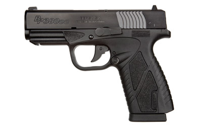 BERSA BP380MCC BPCC CONCEALED CARRY SUB-COMPACT FRAME 380 ACP 8+1, 3.30" BLACK STEEL BARREL, MATTE BLACK SERRATED STEEL SLIDE & POLYMER FRAME W/PICATINNY RAIL