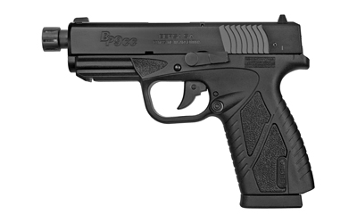 BERSA BP9MCCX BPCC  SUB-COMPACT FRAME 9MM LUGER 8+1, 3.30" BLACK STEEL THREADED BARREL, MATTE BLACK SERRATED STEEL SLIDE & POLYMER FRAME W/PICATINNY RAIL