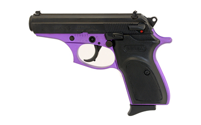 BERSA T380PRP8 THUNDER  MICRO-COMPACT FRAME 380 ACP 8+1, 3.50" PURPLE CERAKOTE STEEL BARREL, MATTE BLACK SERRATED STEEL SLIDE, PURPLE CERAKOTE ALUMINUM FRAME