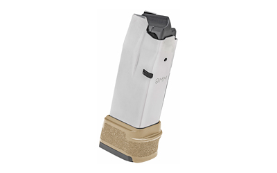 SPRINGFIELD ARMORY HC5915F HELLCAT  15RD EXTENDED FLOORPLATE 9MM LUGER SS/DARK EARTH STAINLESS STEEL