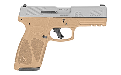 TAURUS 1G3B949T G3  FULL SIZE FRAME 9MM LUGER 15+1/17+1 4" MATTE STAINLESS STEEL BARREL, MATTE SERRATED STAINLESS STEEL SLIDE, TAN POLYMER FRAME W/PICATINNY RAIL, TAN POLYMER GRIP, RIGHT HAND