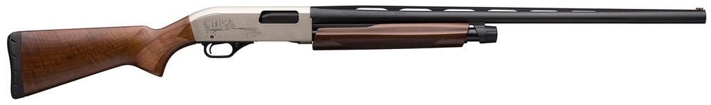 WINCHESTER REPEATING ARMS 512404392 SXP UPLAND FIELD 12 GAUGE 28" 4+1 3" MATTE NICKEL ENGRAVED REC GRADE II/III SATIN TURKISH WALNUT STOCK RIGHT HAND (FULL SIZE) INCLUDES 3 INVECTOR-PLUS CHOKES