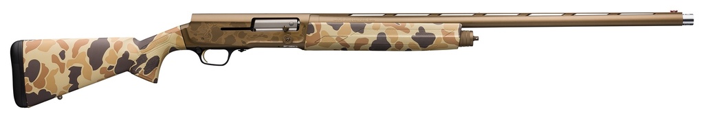 BROWNING 0119072005 A5 WICKED WING 12 GAUGE 26" 4+1 3.5" BURNT BRONZE CERAKOTE VINTAGE TAN CAMO FIXED TEXTURED GRIP PANELS STOCK RIGHT HAND (FULL SIZE) INCLUDES BANDED INVECTOR-DS EXTENDED CHOKES