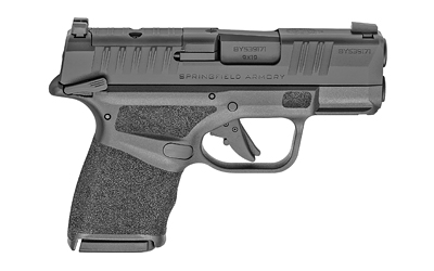 SPRINGFIELD ARMORY HC9319BOSPMS HELLCAT OSP 9MM LUGER 11+1/13+1 3" BLACK MELONITE STEEL BARREL, BLACK MELONITE OPTIC READY/SERRATED SLIDE, BLACK POLYMER FRAME W/PICATINNY RAIL, ADAPTIVE TEXTURE GRIP