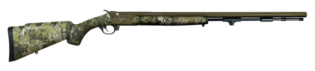 TRADITIONS R748804425 PURSUIT XT 50 CAL 209 PRIMER 26" BURNT BRONZE CERAKOTE VEIL WIDELAND SYNTHETIC STOCK