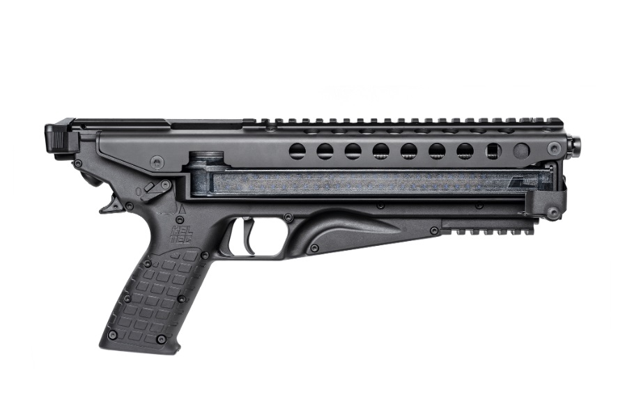 KEL-TEC P50BLK P50  5.7X28MM 50+1 9.60" BLACK THREADED BARREL, BLACK PICATINNY RAIL RECEIVER, BLACK SYNTHETIC BLACK POLYMER GRIPS