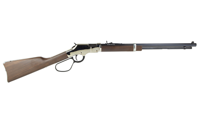 HENRY H004SL GOLDEN BOY SILVER LARGE LOOP 22 SHORT, 22 LONG OR 22 LR CALIBER WITH 16 LR/21 SHORT CAPACITY, 20" BLUED BARREL, NICKEL-PLATED METAL FINISH & AMERICAN WALNUT STOCK RIGHT HAND (FULL SIZE)
